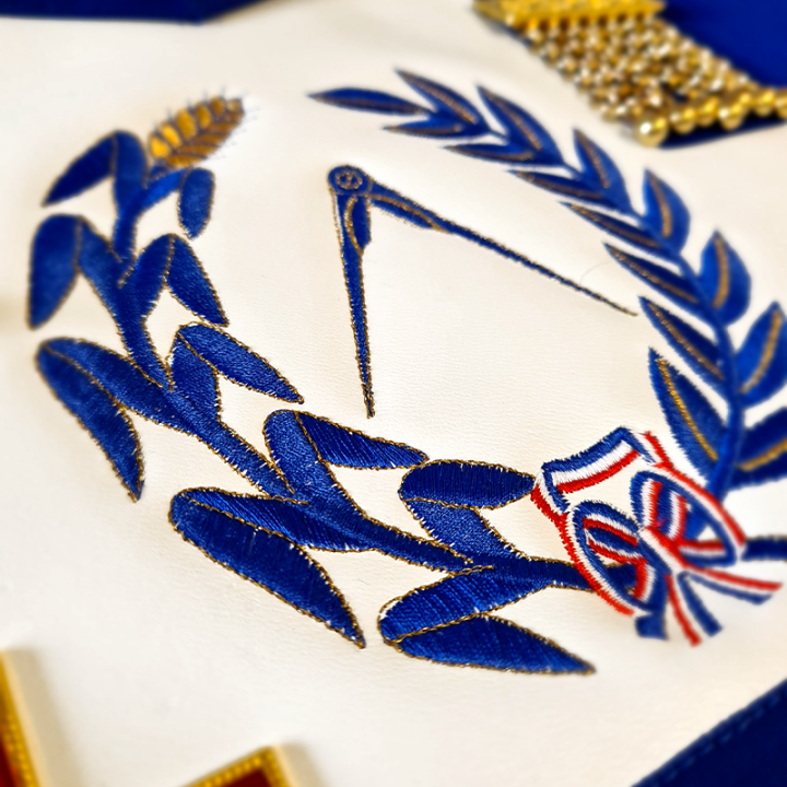 TABLIER PETITE TENUE, PEAU - GRANDS OFFICIERS NATIONAUX (GLNF)