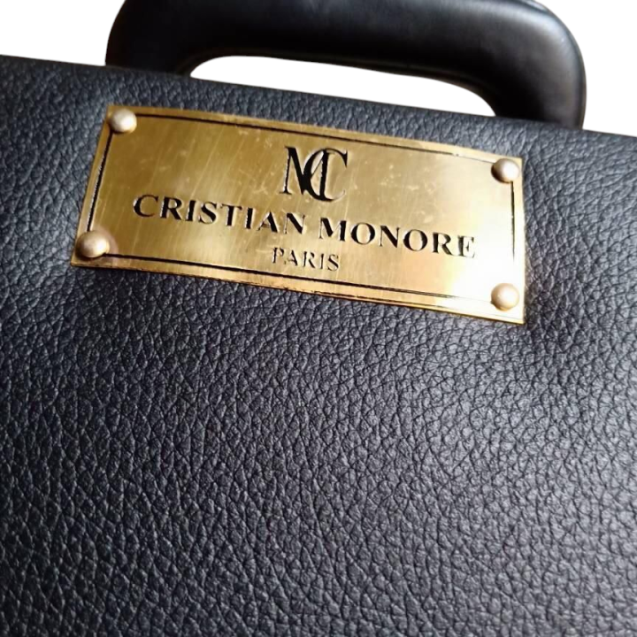 MASONIC LEATHER CASE SIGNED CRISTIAN MONORE