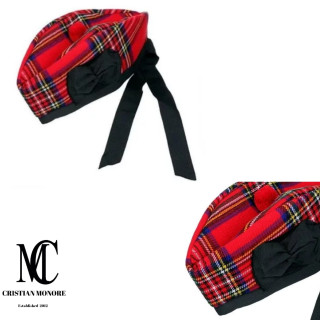 SCOTTISH TARTAN GLENGARRY HAT