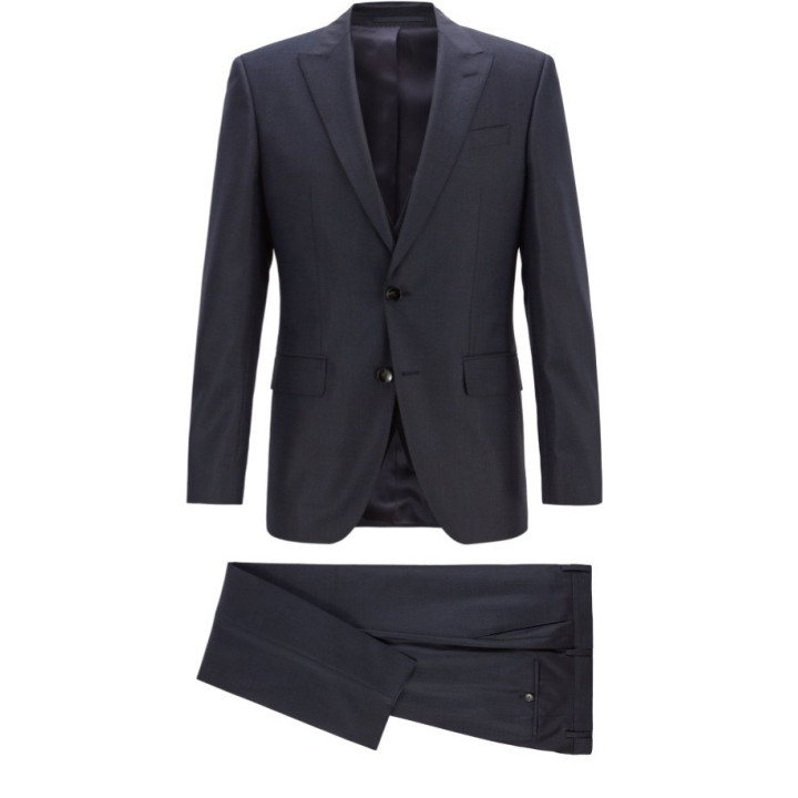 FINE WOOL 2-PIECE SUIT BY CRISTIAN MONORE