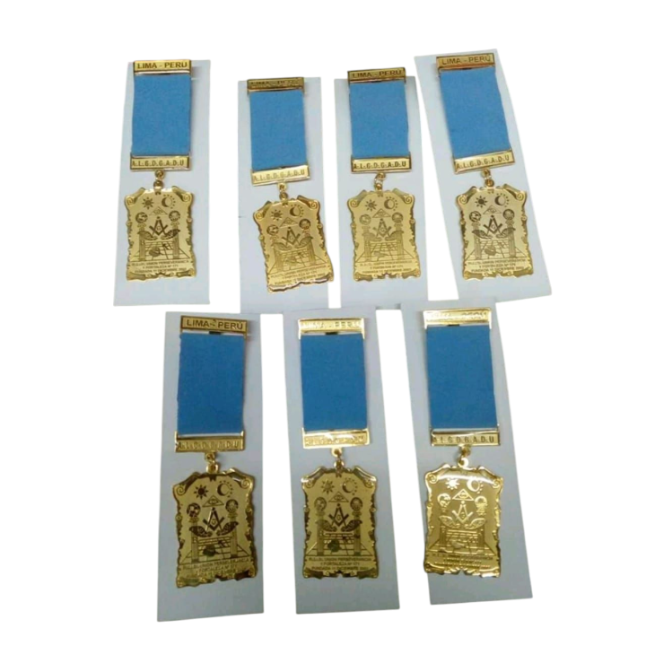 CUSTOM MASONIC LODGE MEDAL MADE TO ORDER