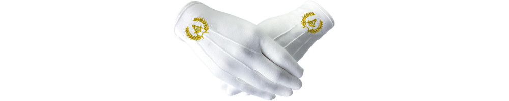 Gants maçonniques – Élégance et tradition