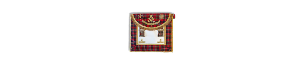 Tablier Maçonnique Rite Standard d’Écosse – Les Colonnes Scotland
