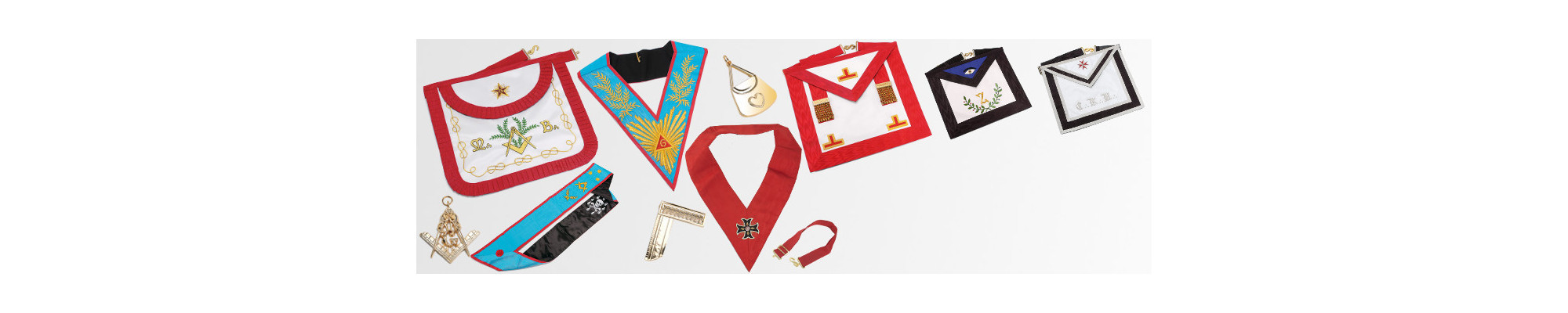 Masonic Aprons & Decorations - Les Colonnes Scotland